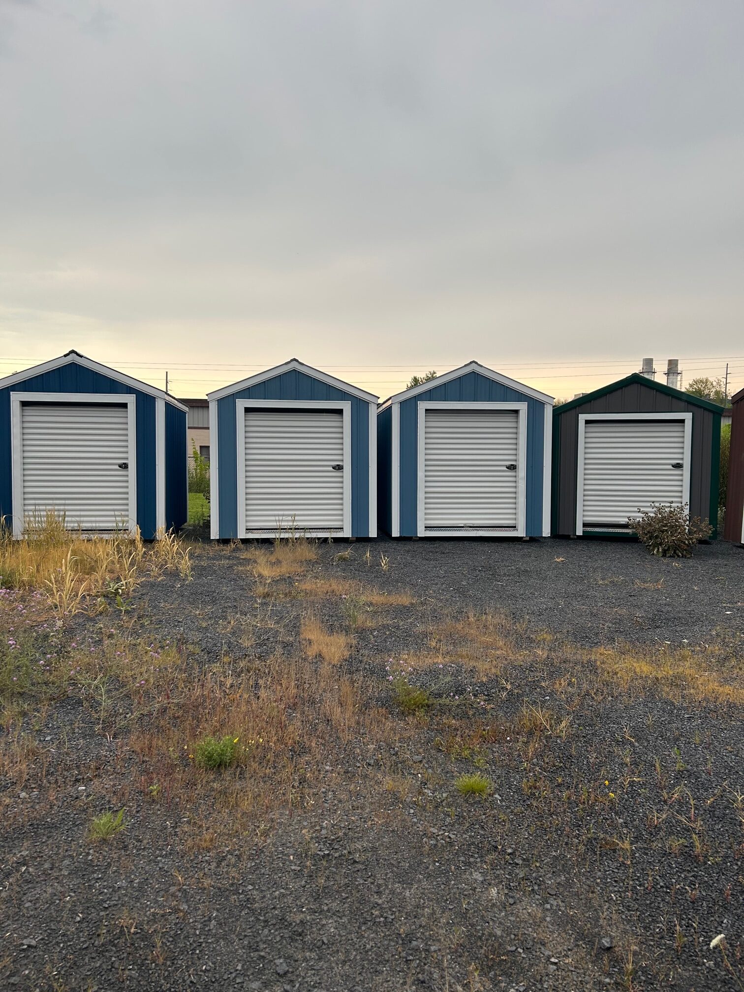 Row of Self Storage Units in Plattsburgh NY Cumberland Bay area